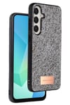 Mey İthalat®  Samsung Galaxy A36 Bright Simli Kapak - Gümüş