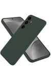 Mey İthalat®  Samsung Galaxy A36 Kılıf First Silikon - Koyu Yeşil