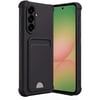 Mey İthalat®  Samsung Galaxy A36 Kılıf Kelvin Kartvizitli Silikon - Siyah