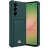 Mey İthalat®  Samsung Galaxy A36 Kılıf Kelvin Kartvizitli Silikon - Koyu Yeşil
