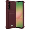 Mey İthalat®  Samsung Galaxy A36 Kılıf Kelvin Kartvizitli Silikon - Bordo