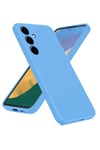 Mey İthalat®  Samsung Galaxy A36 Kılıf Nano içi Kadife Silikon - Mavi