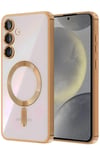 Mey İthalat®  Samsung Galaxy A36 Kross Magneticsafe Kapak - Çöl Titanyum