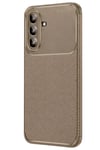 Mey İthalat®  Samsung Galaxy A37 5G Auto Focus Karbon Kapak - Kahverengi