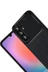 Mey İthalat®  Samsung Galaxy A37 5G Auto Focus Karbon Kapak - Siyah