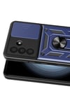 Mey İthalat®  Samsung Galaxy A37 5G Pars Lens Yüzüklü Silikon - Lacivert