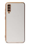 Mey İthalat®  Samsung Galaxy A50 Kılıf Volet Silikon - Beyaz