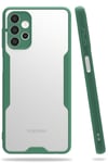 Mey İthalat®  Samsung Galaxy A52 Kılıf Platin Silikon - Yeşil