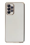 Mey İthalat®  Samsung Galaxy A52 Kılıf Volet Silikon - Beyaz