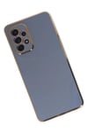 Mey İthalat®  Samsung Galaxy A52 Kılıf Volet Silikon - Mavi
