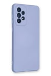 Mey İthalat®  Samsung Galaxy A53 5G Kılıf Nano içi Kadife Silikon - Lila