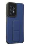 Mey İthalat®  Samsung Galaxy A53 5G Kılıf Mega Standlı Silikon - Mavi