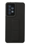 Mey İthalat®  Samsung Galaxy A53 5G Kılıf Mega Standlı Silikon - Siyah