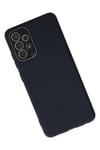 Mey İthalat®  Samsung Galaxy A53 5G Kılıf Lansman Glass Kapak - Lacivert