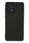 Mey İthalat®  Samsung Galaxy A53 5G Kılıf Nano içi Kadife Silikon - Siyah