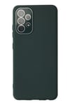 Mey İthalat®  Samsung Galaxy A53 5G Kılıf Lansman Glass Kapak - Koyu Yeşil