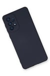Mey İthalat®  Samsung Galaxy A53 5G Kılıf Nano içi Kadife Silikon - Lacivert