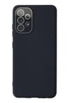 Mey İthalat®  Samsung Galaxy A53 5G Kılıf Lansman Glass Kapak - Lacivert