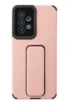 Mey İthalat®  Samsung Galaxy A53 5G Kılıf Mega Standlı Silikon - Pudra