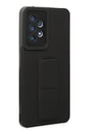 Mey İthalat®  Samsung Galaxy A53 5G Kılıf Mega Standlı Silikon - Siyah