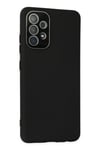 Mey İthalat®  Samsung Galaxy A53 5G Kılıf Lansman Glass Kapak - Siyah