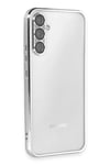 Mey İthalat®  Samsung Galaxy A54 5G Kılıf  Lensli Silikon - Gümüş