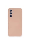 Mey İthalat®  Samsung Galaxy A54 5G Kılıf Nano içi Kadife Silikon - Pudra