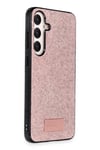 Mey İthalat®  Samsung Galaxy A55 5G Bright Simli Kapak - Pembe