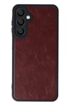 Mey İthalat®  Samsung Galaxy A55 5G Kılıf Aras Deri Kapak - Bordo