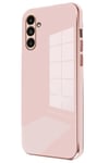 Mey İthalat®  Samsung Galaxy A55 5G Kılıf Volet Silikon - Pembe