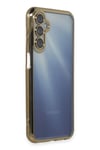 Mey İthalat®  Samsung Galaxy A55 5G Kılıf  Lensli Silikon - Gold