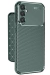 Mey İthalat®  Samsung Galaxy A56 Kılıf Auto Focus Karbon Kapak - Koyu Yeşil