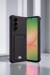 Mey İthalat®  Samsung Galaxy A56 Kılıf Kelvin Kartvizitli Silikon - Açık Yeşil