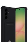 Mey İthalat®  Samsung Galaxy A56 Kılıf Kelvin Kartvizitli Silikon - Siyah
