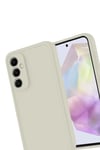 Mey İthalat®  Samsung Galaxy A56 Kılıf Viera Silikon - Krem