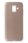 Mey İthalat®  Samsung Galaxy A6 2018 Kılıf First Silikon - Rose Gold