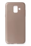 Mey İthalat®  Samsung Galaxy A6 2018 Kılıf First Silikon - Rose Gold