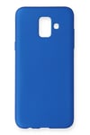 Mey İthalat®  Samsung Galaxy A6 2018 Kılıf First Silikon - Mavi