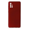 Mey İthalat®  Samsung Galaxy A71 Kılıf First Silikon - Bordo