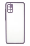 Mey İthalat®  Samsung Galaxy A71 Kılıf Montreal Silikon Kapak - Mor