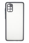 Mey İthalat®  Samsung Galaxy A71 Kılıf Montreal Silikon Kapak - Gri