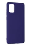 Mey İthalat®  Samsung Galaxy A71 Kılıf Nano içi Kadife Silikon - Mor