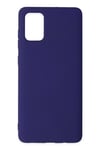 Mey İthalat®  Samsung Galaxy A71 Kılıf Nano içi Kadife Silikon - Mor