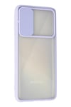 Mey İthalat®  Samsung Galaxy A71 Kılıf Palm Buzlu Kamera Sürgülü Silikon - Lila