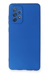 Mey İthalat®  Samsung Galaxy A72 Kılıf First Silikon - Mavi