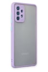 Mey İthalat®  Samsung Galaxy A72 Kılıf Montreal Silikon Kapak - Mor