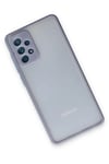Mey İthalat®  Samsung Galaxy A72 Kılıf Montreal Silikon Kapak - Gri