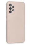 Mey İthalat®  Samsung Galaxy A72 Kılıf Nano içi Kadife Silikon - Pudra
