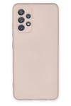 Mey İthalat®  Samsung Galaxy A72 Kılıf Nano içi Kadife Silikon - Pudra