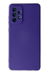 Mey İthalat®  Samsung Galaxy A72 Kılıf Nano içi Kadife Silikon - Mor